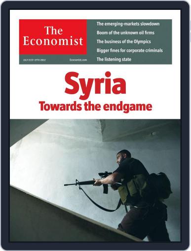 The Economist Middle East and Africa edition July 20th, 2012 Digital Back Issue Cover