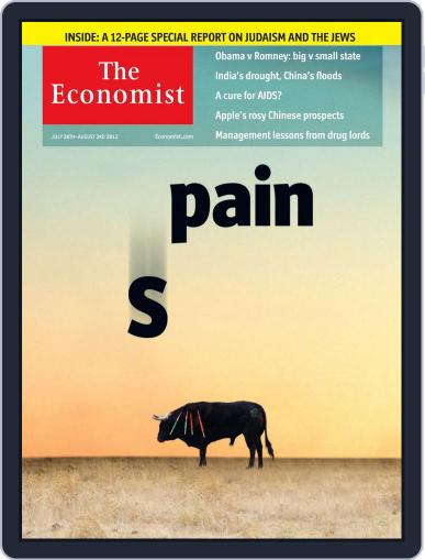 The Economist Middle East and Africa edition July 27th, 2012 Digital Back Issue Cover