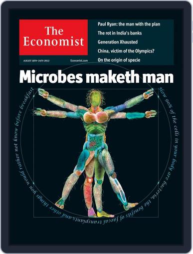 The Economist Middle East and Africa edition August 17th, 2012 Digital Back Issue Cover
