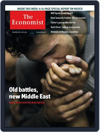 The Economist Middle East and Africa edition November 23rd, 2012 Digital Back Issue Cover