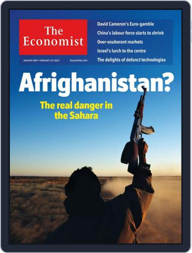 The Economist Middle East and Africa edition January 25th, 2013 Digital Back Issue Cover