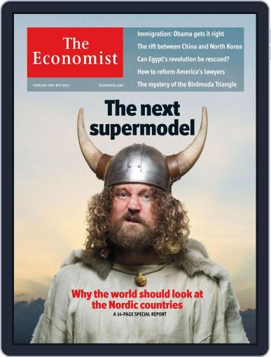 The Economist Middle East and Africa edition February 1st, 2013 Digital Back Issue Cover