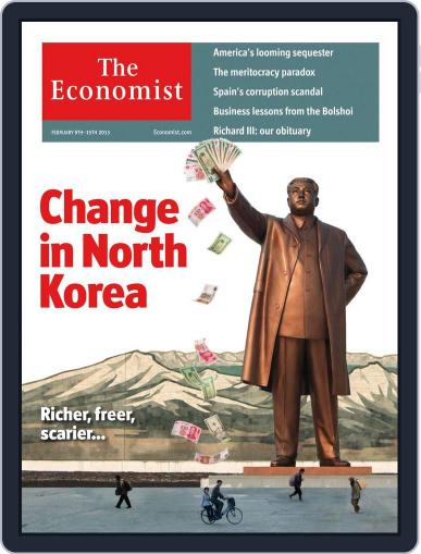The Economist Middle East and Africa edition February 8th, 2013 Digital Back Issue Cover