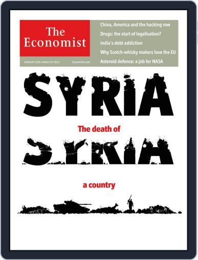 The Economist Middle East and Africa edition February 22nd, 2013 Digital Back Issue Cover