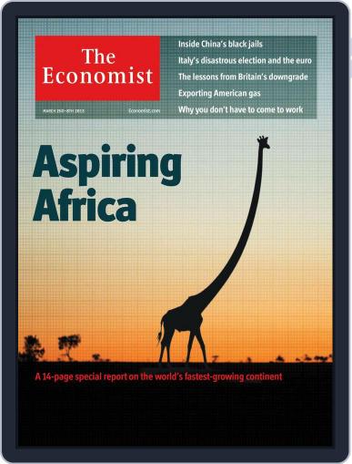The Economist Middle East and Africa edition March 1st, 2013 Digital Back Issue Cover
