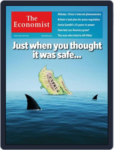 The Economist Middle East and Africa edition March 22nd, 2013 Digital Back Issue Cover