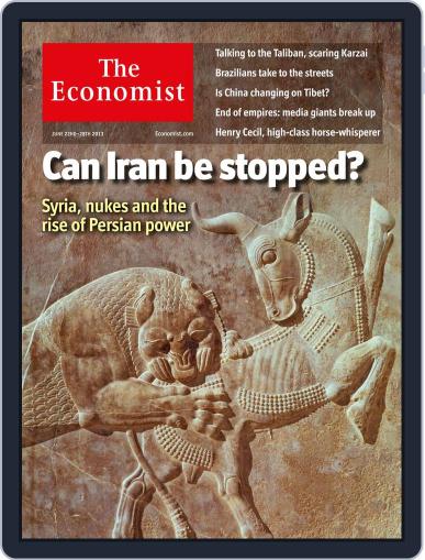The Economist Middle East and Africa edition June 21st, 2013 Digital Back Issue Cover