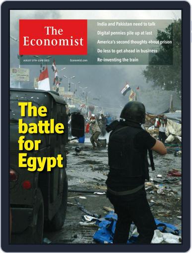 The Economist Middle East and Africa edition August 16th, 2013 Digital Back Issue Cover
