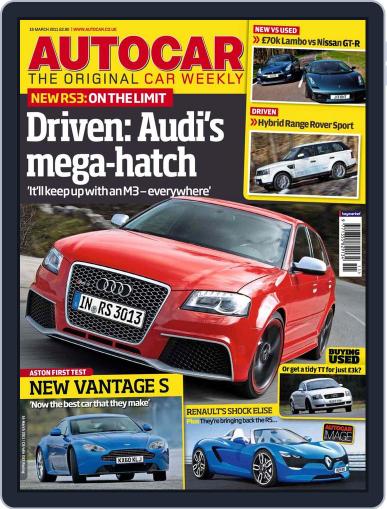Autocar March 15th, 2011 Digital Back Issue Cover