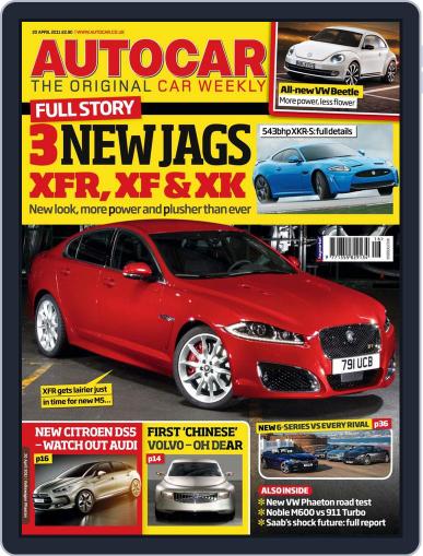 Autocar April 19th, 2011 Digital Back Issue Cover
