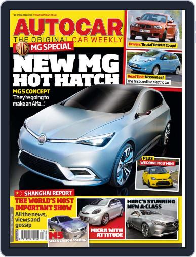 Autocar April 27th, 2011 Digital Back Issue Cover