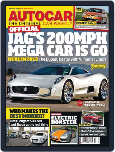 Autocar May 10th, 2011 Digital Back Issue Cover