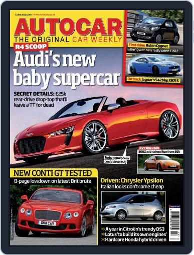 Autocar May 31st, 2011 Digital Back Issue Cover