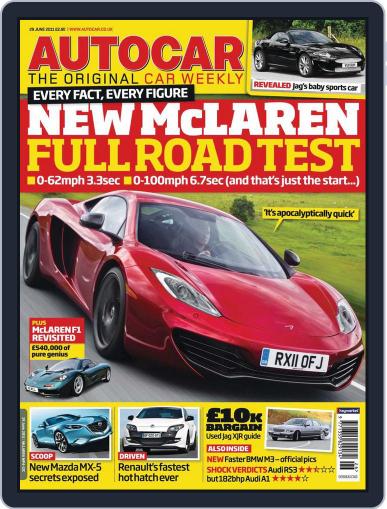 Autocar June 28th, 2011 Digital Back Issue Cover
