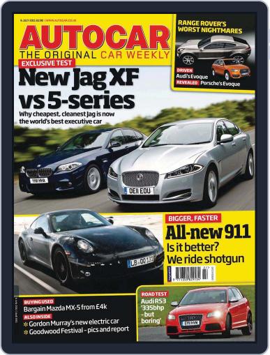 Autocar July 5th, 2011 Digital Back Issue Cover