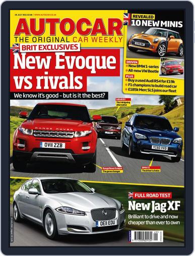 Autocar July 20th, 2011 Digital Back Issue Cover