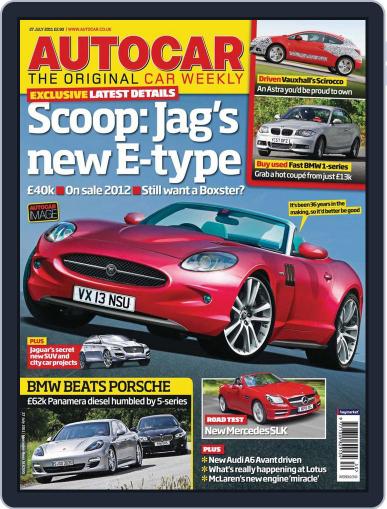 Autocar July 26th, 2011 Digital Back Issue Cover
