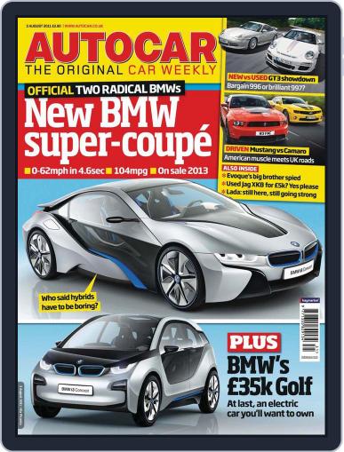 Autocar August 2nd, 2011 Digital Back Issue Cover