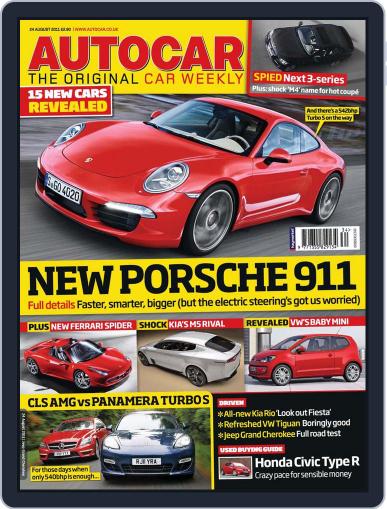 Autocar August 23rd, 2011 Digital Back Issue Cover