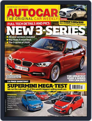 Autocar October 18th, 2011 Digital Back Issue Cover
