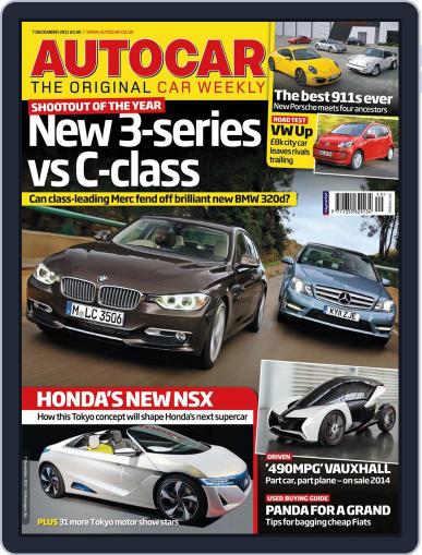 Autocar December 6th, 2011 Digital Back Issue Cover