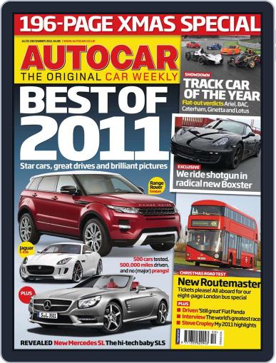 Autocar December 14th, 2011 Digital Back Issue Cover