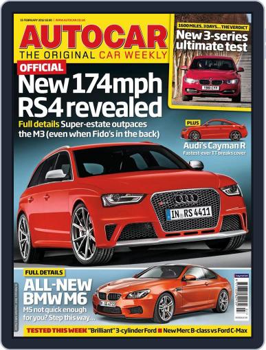 Autocar February 14th, 2012 Digital Back Issue Cover