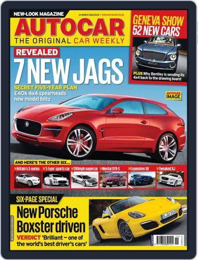 Autocar March 13th, 2012 Digital Back Issue Cover