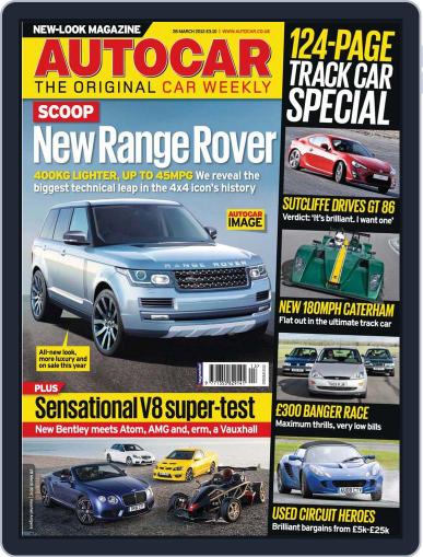 Autocar March 28th, 2012 Digital Back Issue Cover