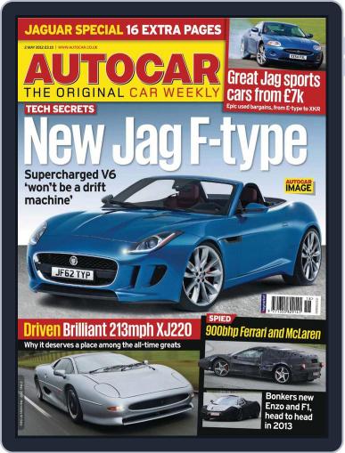 Autocar May 1st, 2012 Digital Back Issue Cover