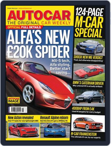 Autocar May 30th, 2012 Digital Back Issue Cover