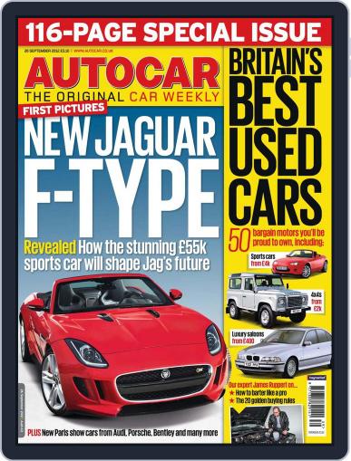 Autocar September 25th, 2012 Digital Back Issue Cover