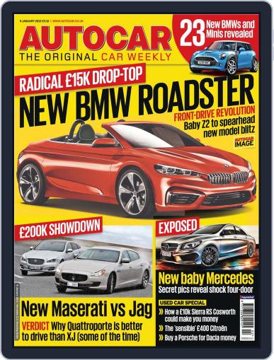 Autocar January 8th, 2013 Digital Back Issue Cover