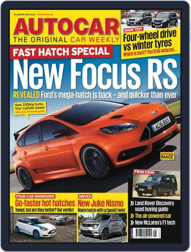 Autocar January 29th, 2013 Digital Back Issue Cover