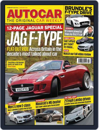 Autocar February 5th, 2013 Digital Back Issue Cover