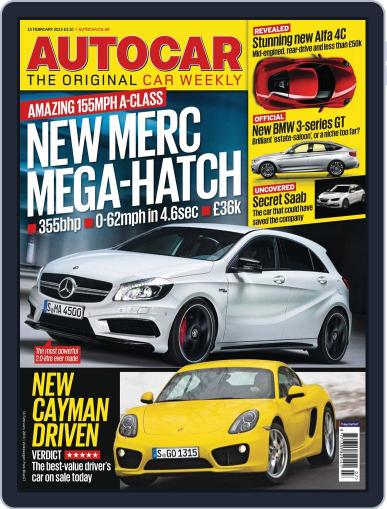 Autocar February 12th, 2013 Digital Back Issue Cover