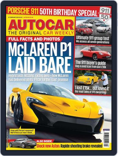 Autocar February 26th, 2013 Digital Back Issue Cover