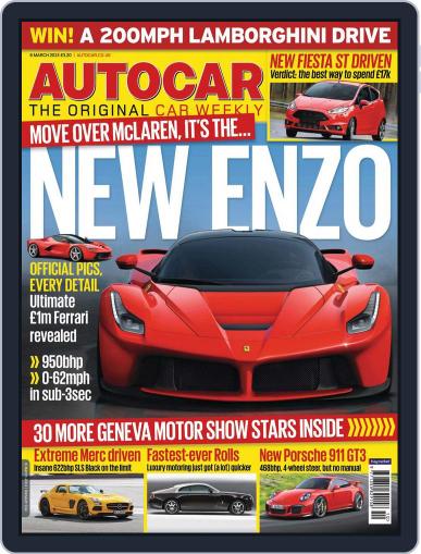 Autocar March 5th, 2013 Digital Back Issue Cover
