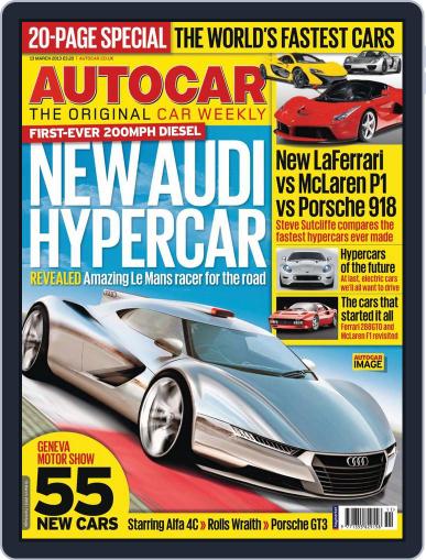Autocar March 12th, 2013 Digital Back Issue Cover