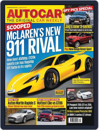 Autocar March 19th, 2013 Digital Back Issue Cover