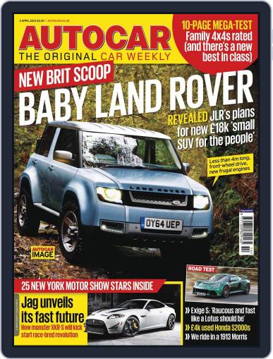 Autocar April 3rd, 2013 Digital Back Issue Cover