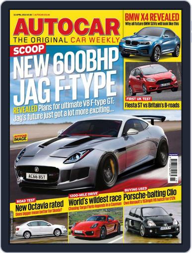 Autocar April 9th, 2013 Digital Back Issue Cover