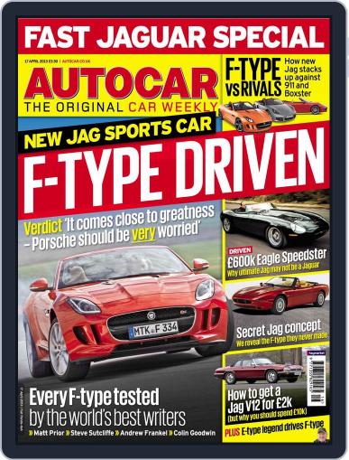 Autocar April 16th, 2013 Digital Back Issue Cover