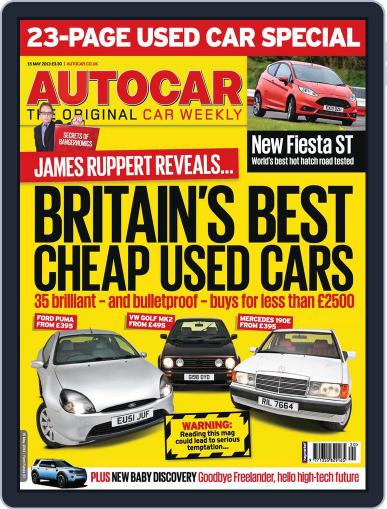 Autocar May 14th, 2013 Digital Back Issue Cover