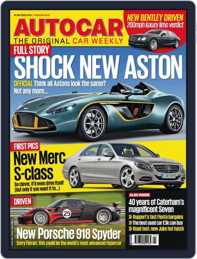 Autocar May 21st, 2013 Digital Back Issue Cover