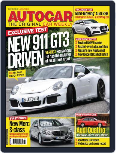 Autocar July 2nd, 2013 Digital Back Issue Cover