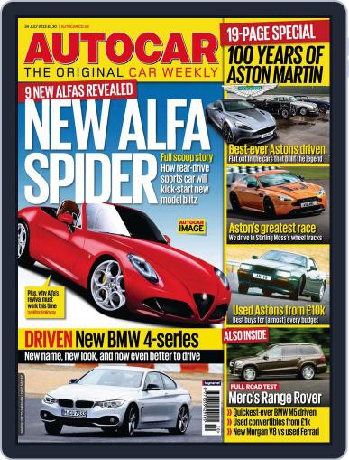 Autocar July 23rd, 2013 Digital Back Issue Cover
