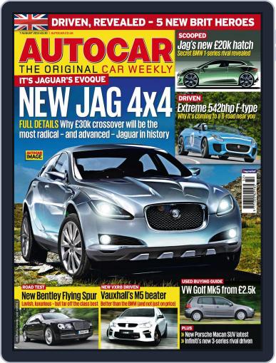Autocar August 6th, 2013 Digital Back Issue Cover