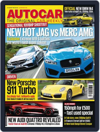 Autocar August 20th, 2013 Digital Back Issue Cover