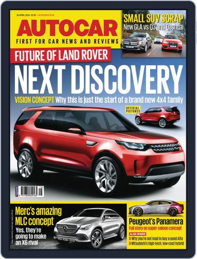 Autocar April 15th, 2014 Digital Back Issue Cover